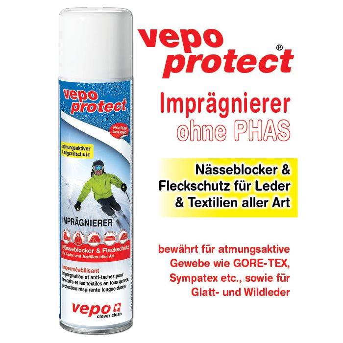 vepoprotect® Imprägnierer ➡️ Textilimprägnierer