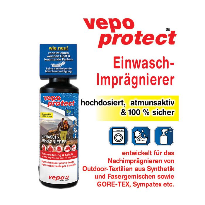 vepoprotect® Einwasch-Imprägnierer
