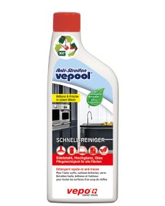 vepool Anti-Streifen Schnell-Reiniger 500 ml Ersatzpackung zu Art. 331.
