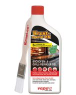 Krust-ex special lässt sich gezielt auf den eingebannten Stellen verteilen (Flasche mit Dosierverschluss). Inklusive Krust-ex Nylonpinsel.