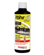 rohrvit Gel ist für alle Abfluss- und Siphon-Materialien geeignet.