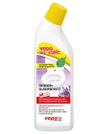 vepocalc WC Reiniger+Glasurschutz ist das ideale Produkt für die schöne WCs und Dusch-Toiletten.