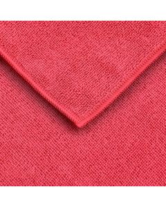 Mikrofaser Schlingentuch rot 38x38 cm, 10 Stück