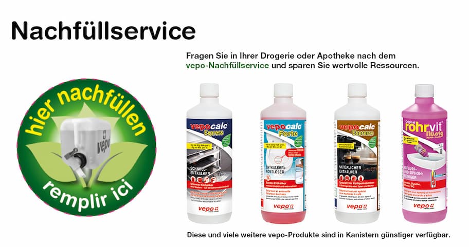 Kunststoffflaschen mit Reinigungsmitteln