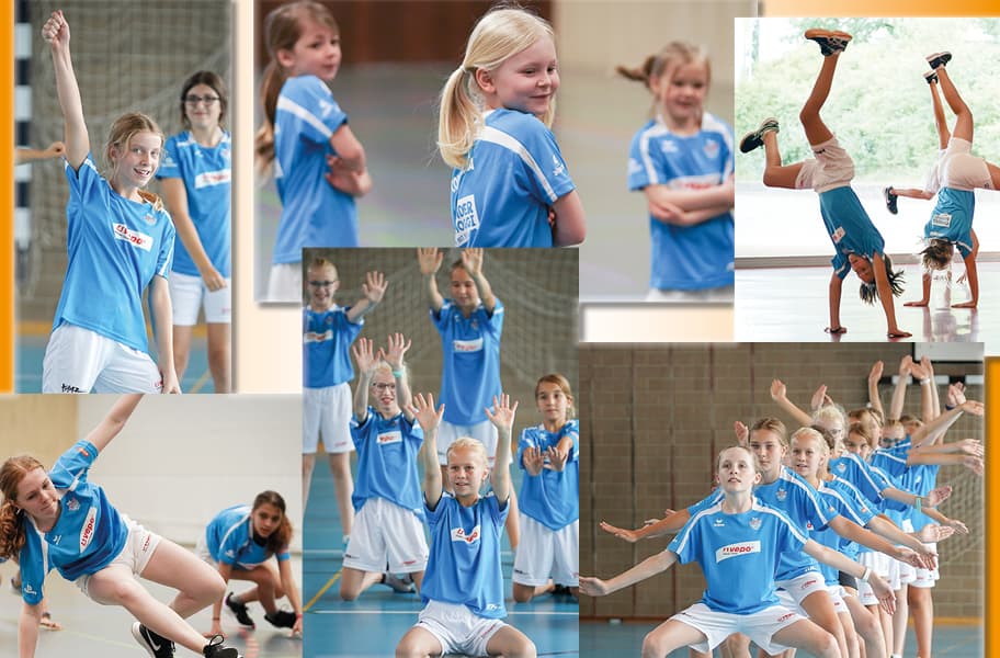 Frei tanzen und die Gefühle durch Bewegungen ausdrucken, dies macht den Kids beim Tanzen in der Gruppe besonders Spass=