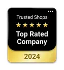 Trusted Shops Top Rated Company 2024